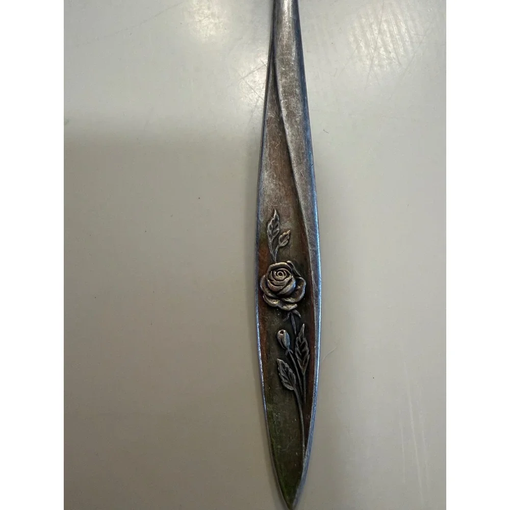 Community Plate Morning Star Pierced Tomato Server Vintage Silverplate 1947